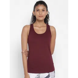 appulse Women Maroon Cotton Tank Top-picture-40
