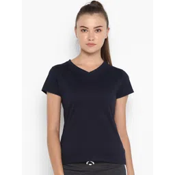 appulse Women Navy Blue V-Neck T-shirt-picture-37