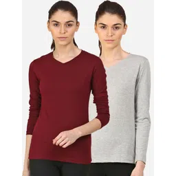 appulse Women Pack Of 2 Slim Fit Running T-shirts-picture-16