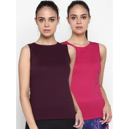 appulse Women Pack Of 2 Solid Round Neck T-shirts image 1