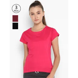 appulse Women Set of 3 Slim Fit Running T-shirt-picture-39