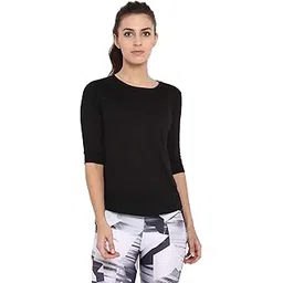 ap'pulse Women's Black Tshirt-picture-49