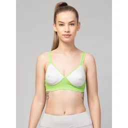 Apraa & Parma Colourblocked Full Coverage Lightly Padded Seamless Organic Workout Bra-picture-18
