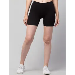 Apraa & Parma Women Black Cycling Sports Shorts-picture-31