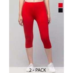 Apraa & Parma Women Pack Of 2 Mid-Rise Capris-picture-30
