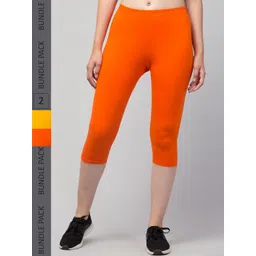 Apraa & Parma Women Pack of 2 Skinny Fit Capris-picture-19