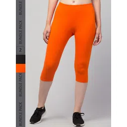 Apraa & Parma Women Pack of 2 Skinny Fit Capris-picture-25