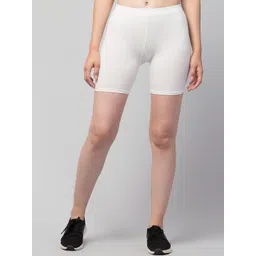 Apraa & Parma Women Skinny Fit Mid-Rise Pure Cotton Cycling Sports Shorts-picture-18