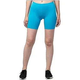 Apraa & Parma Solid Women Blue Regular Shorts ()_PT_1845-picture-10