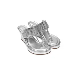 Aprajita Toor Embellished Ethnic Wedge Sandals image 1