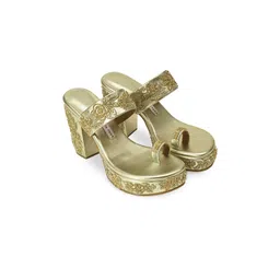 Aprajita Toor Ethnic Block Sandals with Bows-picture-15