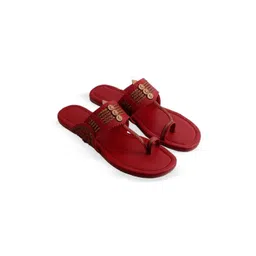 Aprajita Toor Women Ethnic One Toe Flats with Ethnic - Embellished-picture-19