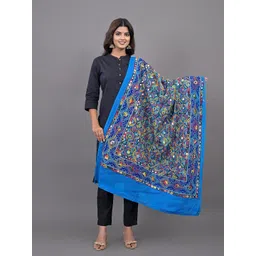 Apratim Ethnic Motifs Kutch Embroidered Mirror Work Dupatta-picture-11