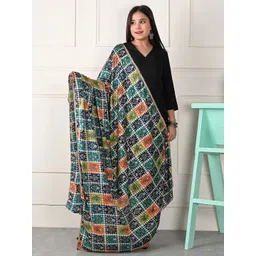 Apratim Floral Printed Gotta Patti Silk Dupatta-picture-13