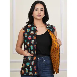 Apratim Women Reversible Quilted Jacket-picture-33