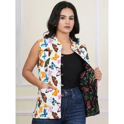 Apratim Women Reversible Quilted Jacket-picture-36