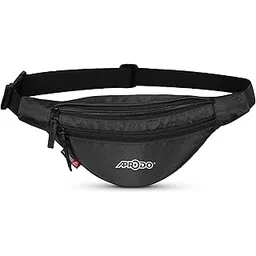 Aprodo Chest & Waist Bag for Men and Women, Hands-Free Fanny Pack Bumbag with 3 Zippered Pockets, Easy Carry Phone Wallet & Cards Beltbag for Sports, Travel, Jogging, Cycling and Workout (Black)-picture-25