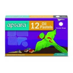 Apsara Oil Pastels - 12 Shades Pack of 1-picture-22