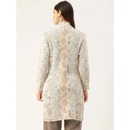 Apsley Beige Animal Printed Coat image 2