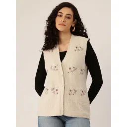 Apsley Beige Regular Fit Embroidered Cardigan-picture-25