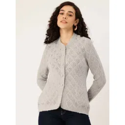 Apsley Grey Regular Fit Embroidered Cardigan-picture-14