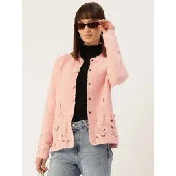Apsley Pink Embroidered Cardigan-picture-28