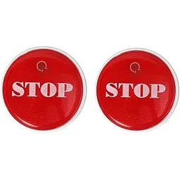 APSMOTIV Self Adhesive Reflex Reflector Round Shape Set for Tractor, Van, Tractor, Tiller, Combines, Harvesters, Mowers, Trucks, Trailers, Cars, and Universal Applications - Red (Set of 2 Pcs)-picture-17