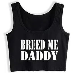 apsra trader Breed Me Daddy Kink Crop Top DDLG Submissive Clothing Slutty Kinky Clothes Tank Top Vest-picture-48