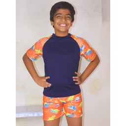 Aqua Holic Boys Printed Two Piece Swim Set image 1