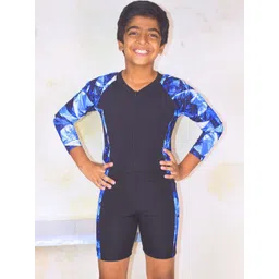 Aqua Holic Boys Printed V-Neck Swimming Dress-picture-17