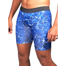 Aqua Holic Men Abstract Printed Mid-Rise Swim Shorts-picture-4
