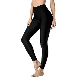 aqua holic Spandex Regular Fit Compression Long Activewear Tights for Women | Swim Leggings | Adjustable, Breathable, Quick Drying Leggings for Swimming, Sports, Gym, Running-picture-29
