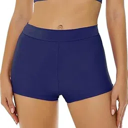 aqua holic Spandex Women's Shorts Solid Regular Fit | Stylish & Comfortable Shorts Attractive Design, Multi-Purpose, Long-Lasting | Ideal for Casual Outings-picture-33