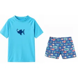 aqua holic Swimtsuit for TEESet1 Solid Men Swim-dress Blue Swimsuit-picture-35