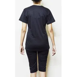 aqua holic Aqua Swimwear Two Piece Women Swim Top with Plain Capri image 4