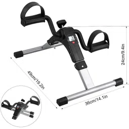 aquabucket Mini Adjustable & Foldable Bike Indoor Fitness Resistance Light Weight Mini Pedal Exerciser Cycle image 1