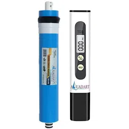 aquadart 100 GPD Ro Membrane with Total Dissolved Solids Meter, for All Type of RO Water Purifiers (Blue) Solid Filter Cartridge-picture-23