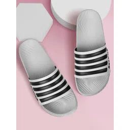 Aqualite Men Striped Synthetic Sliders-picture-37