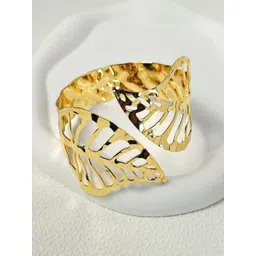 AQUASTREET Gold Plated Anti-Tarnish Hollow Leaves Arm Cuff-picture-32