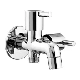 Aquieen Fluid Chrome Polished 2 Way Bib Cock with Wall Flange-picture-32