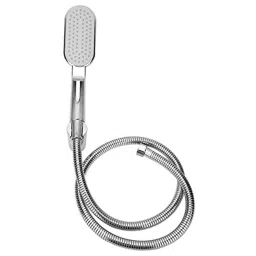 Aquieen Polo ABS Chrome Hand Shower with 1.5m Shower Tube &a; Wall Hook-picture-15