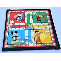 aquila Ludo + Snake & Ladders 2 in 1 Combo With One Set Of Plastic coin & Dice 30 cm Chess Board-picture-40