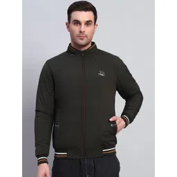 AR-FIT Men Colourblocked Polyester Water Resistant Open Front Jacket with Embroidered-picture-37