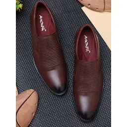 ARAMISH Men Leather Formal Slip-Ons-picture-23