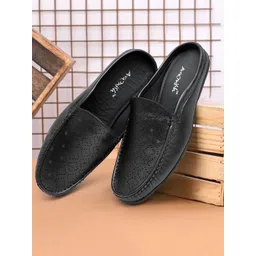 ARAMISH Men Perforations Leather Loafers-picture-39