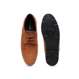 ARAMISH Men Perforations Suede Derbys image 5