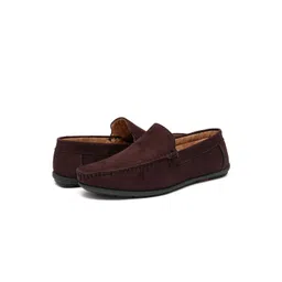 ARAMISH Men Perforations Suede Loafers-picture-17