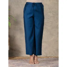 Aramya Women Cotton Straight Palazzos-picture-41