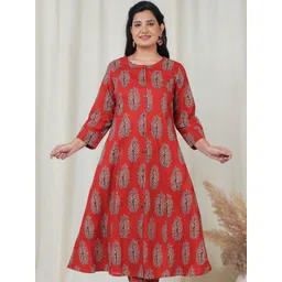 Aramya Women Ethnic Motifs Printed Indie Prints Kurta-picture-36