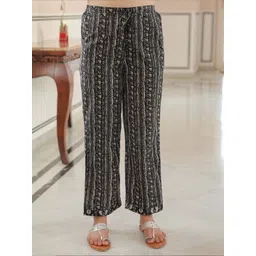 Aramya Women Ethnic Motifs Printed Trousers-picture-37